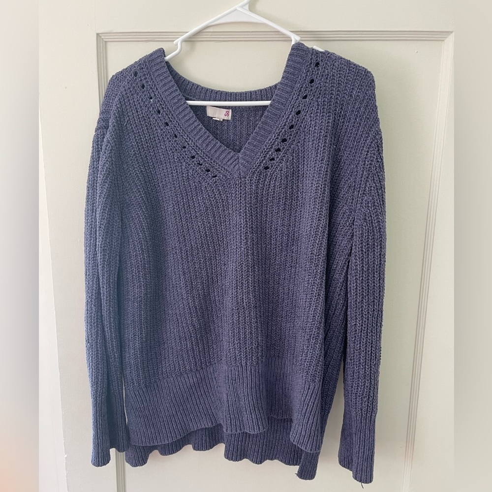 Blue Oversized Sweater